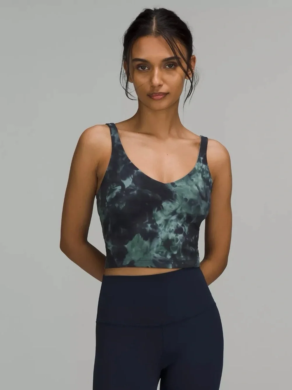 Lululemon Align Tank Top Diamond Dye Silver Blue Tidewater Teal Graphite Grey